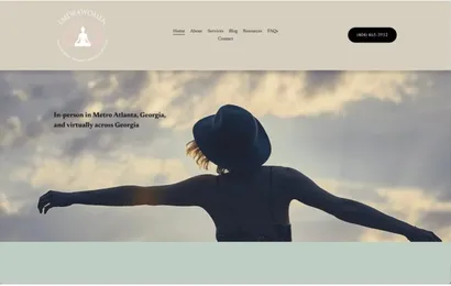 Kellie Reich's website before working with Deeper
